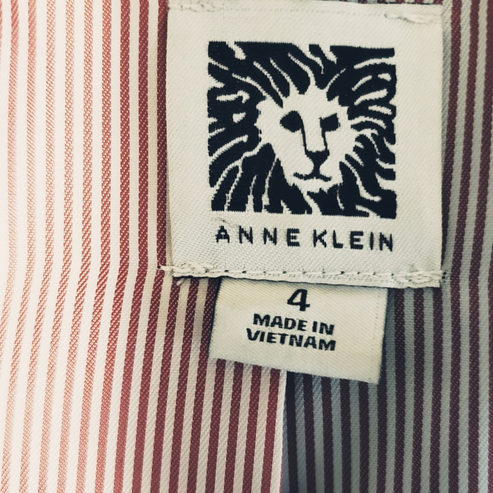 Anne Klein Blazer- Navy Blue - Picture 5 of 7
